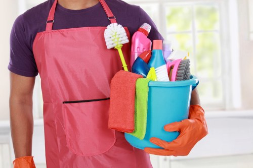 Deep cleaning carpets in a busy commercial workspace