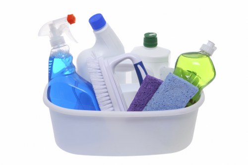 Protective gloves and PPE used during carpet cleaning