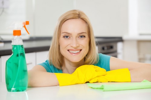 Clean and refreshed hooked carpet flooring in a bright interior space